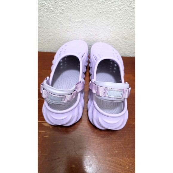 Crocs Unisex Lavender Echo Clogs Adjustable Straps Lightweight Size M8/W10 - Picture 4 of 7